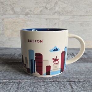 Starbucks Boston You Are Here Collection Ceramic Mug 14oz.